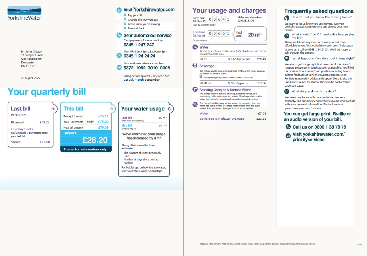  Minol USA business utility bill 